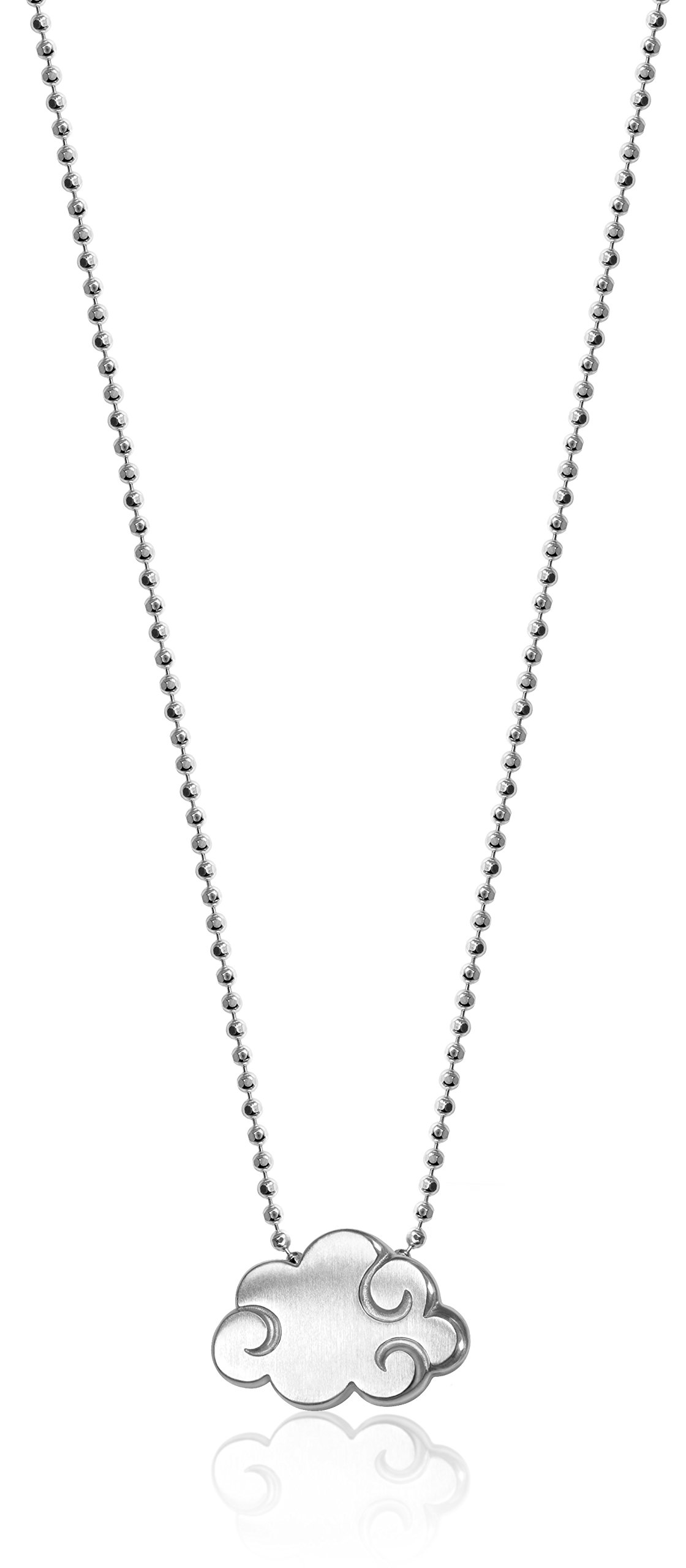 "Little Cities" Sterling Silver Cloud Pendant Necklace, 16"