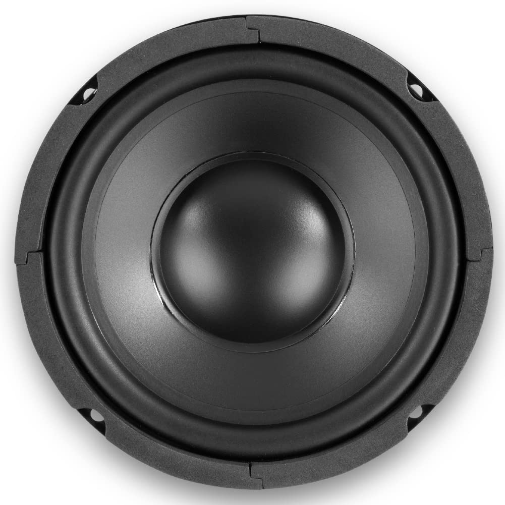 1 FENTON 902.193 WPP16 altoparlante woofer 16,5 cm 165 mm 6,5" 85 watt rms 175 watt max 8 ohm sensibilità 89 db sospensione in gomma, 1 pezzo + 3 adesivi omaggio