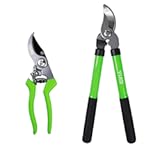 YIAD Loppers for Tree Trimming, Garden Shears Set-Heavy Duty Branch Cutter Pruning Shears Set, Labor Saving and Durable Garden Clippers, Loppers for Gardening Plants, Flowers and Tree Trimmer