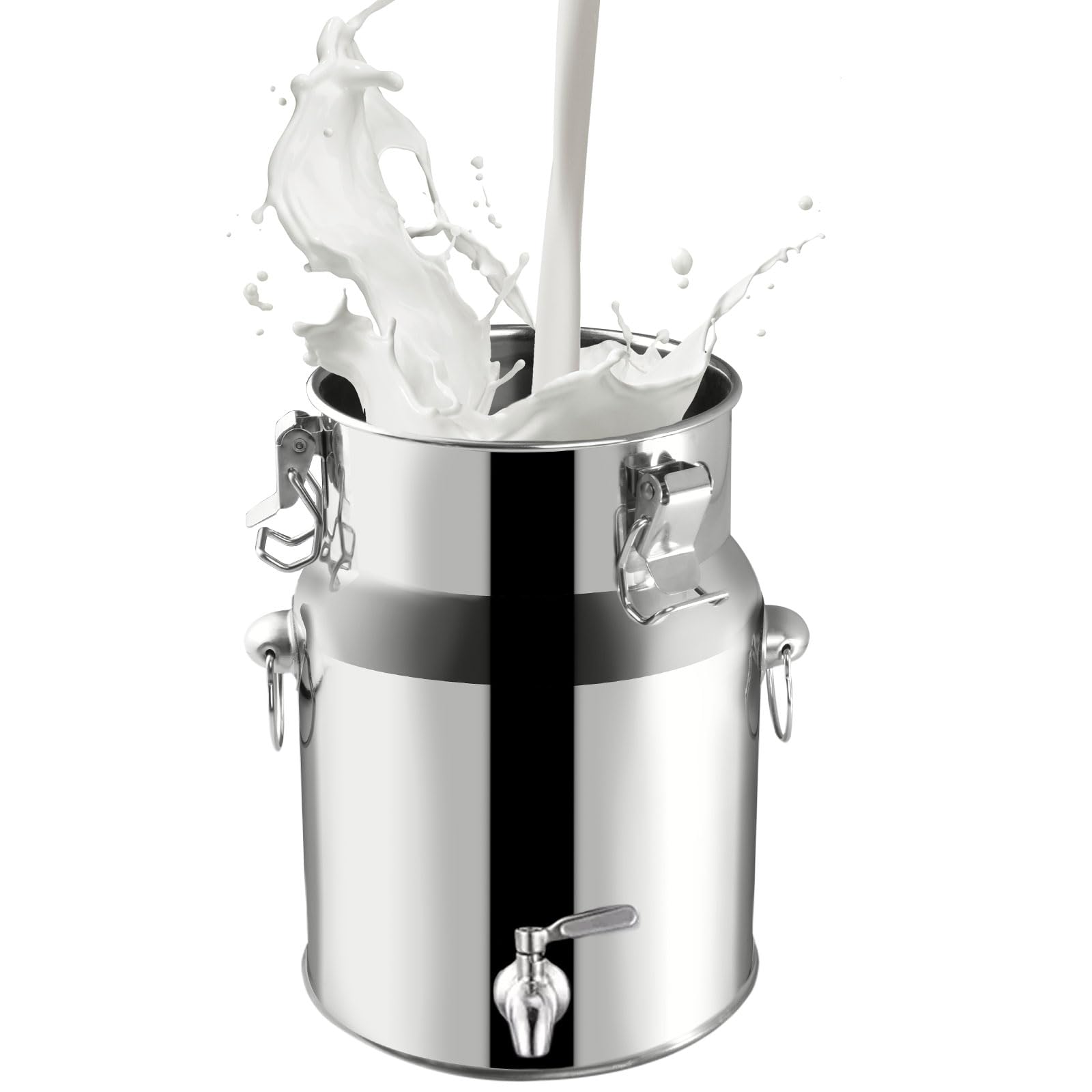 Bidon à lait en acier inoxydable 5L, boîte hermétique durable de qualité supérieure