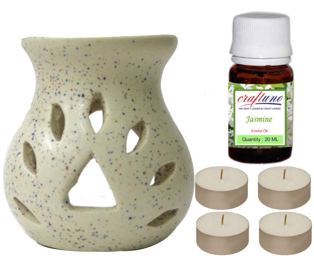 Diffuseur de parfum en céramique pour séance de relaxation et yoga