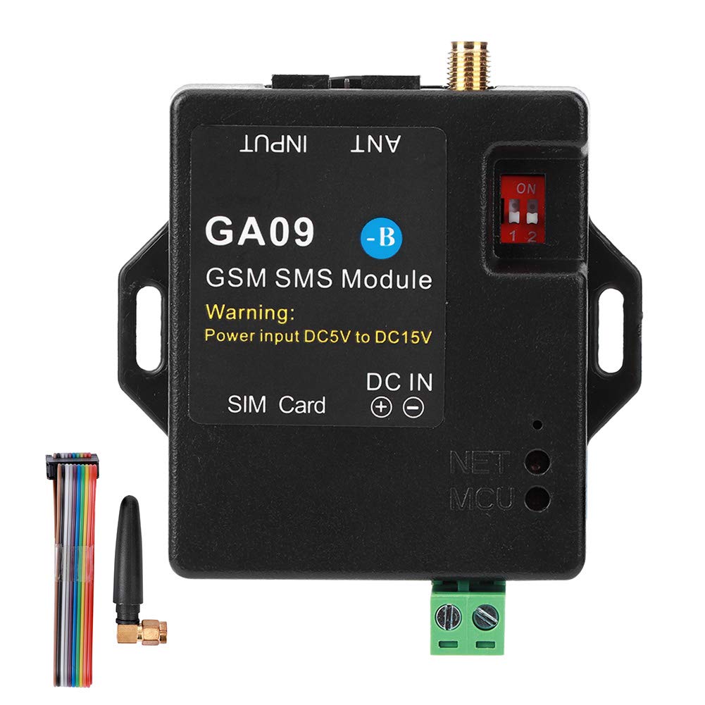 GA09‑B Wireless GSM Alarm System, SMS Alarm 3G GSM 8-Channels Mini Alarm Intruder Smart Call Alarm Alert for Home Security System(EU Version)