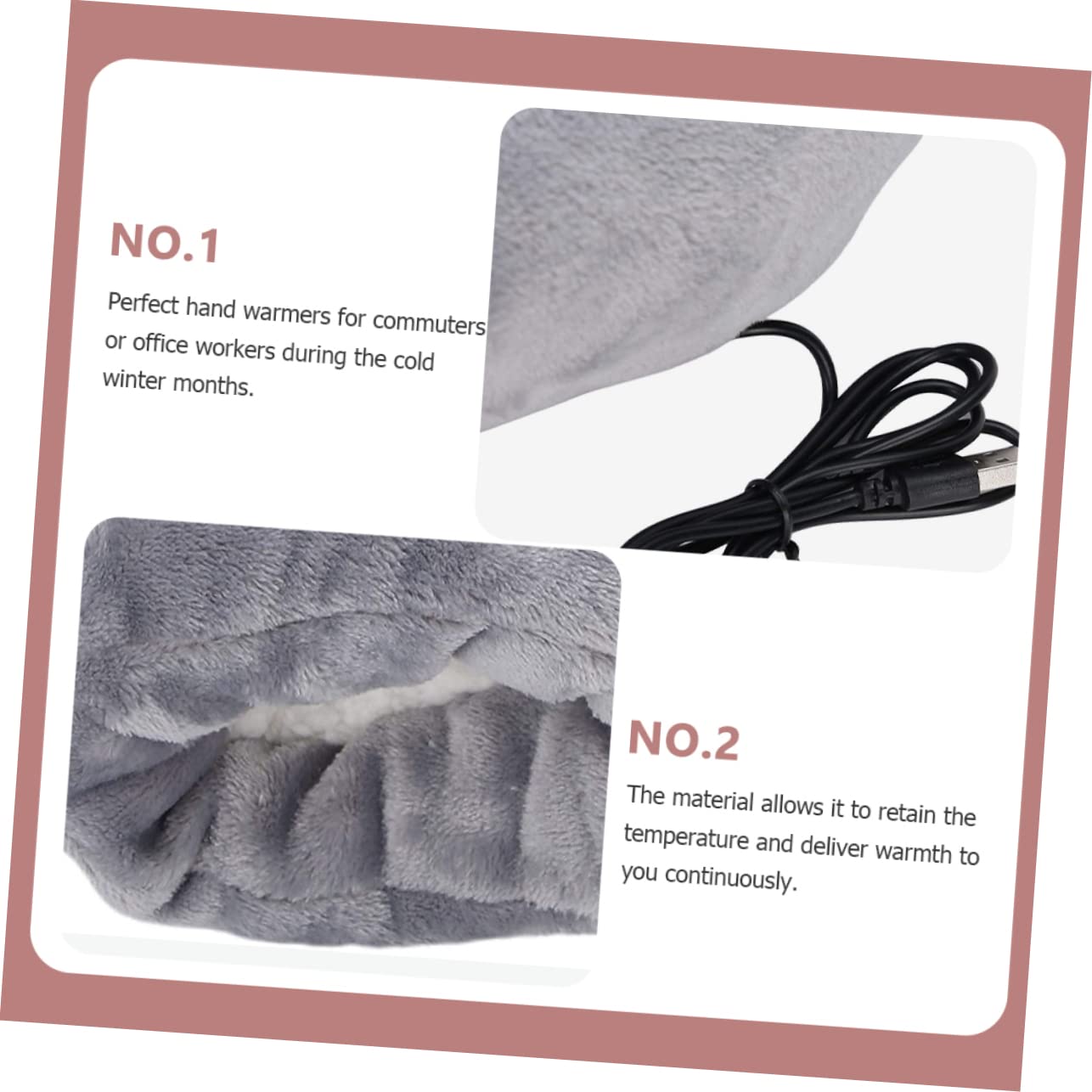 YARNOW Scaldamani Elettrico Scaldamani Per Riscaldare Le Scaldamani Elettrico Scaldamani Portatile Piccolo Scaldamani Borsa Scaldamani USB Scaldamani Borsa Scaldamani Flanella