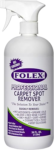 FOLEX Removedor de manchas profesional para alfombras, 34 onzas, paquete de 2