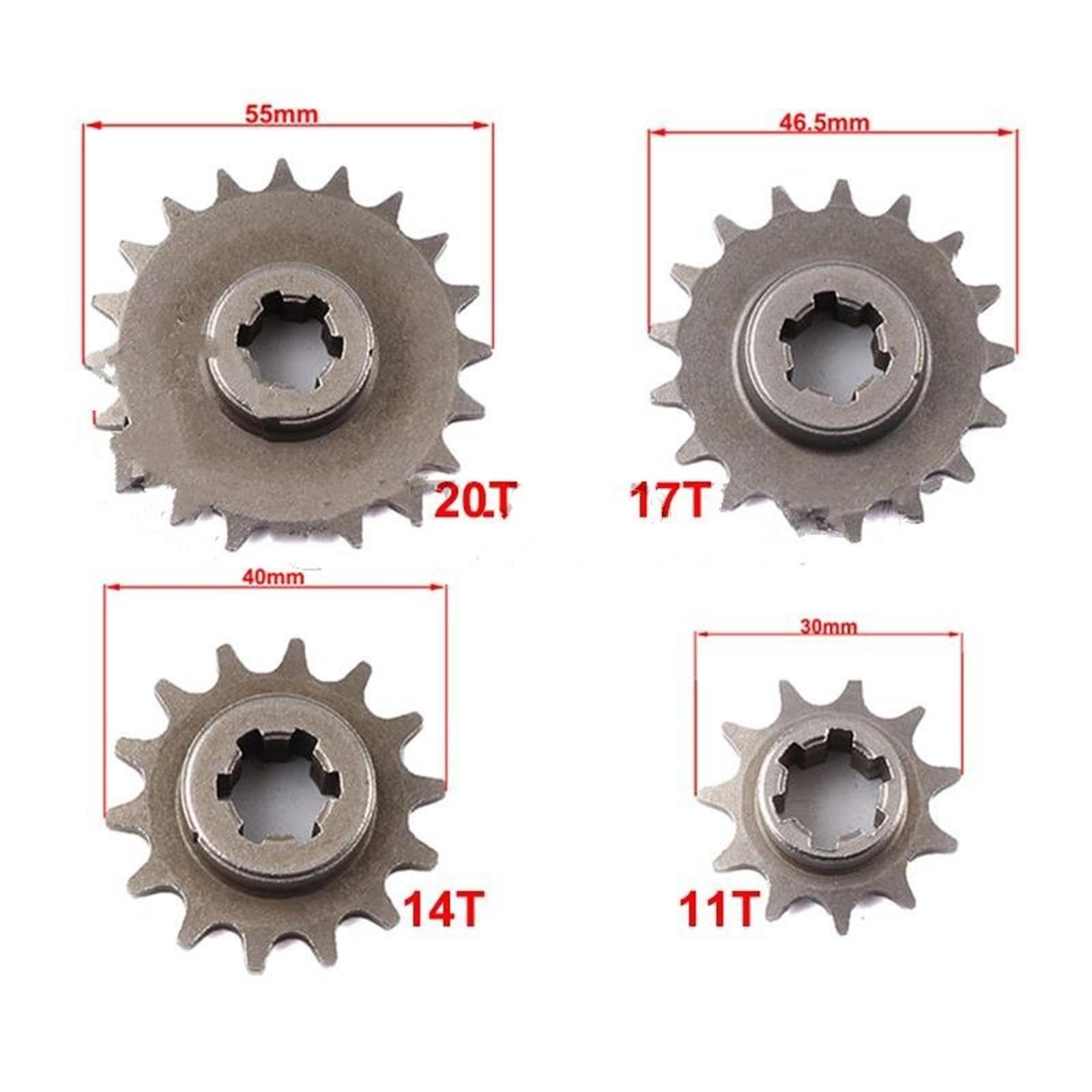 piñón Frontal Universal T8F 11-20T 47-49cc