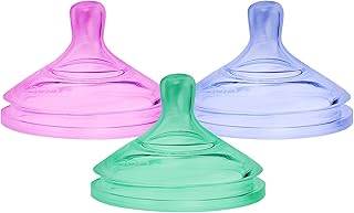 Boon Nursh Food-Grade Silicone Baby Bottle Nipples - Fast Flow - Baby Bottle-Feeding Supplies Fits All Boon Nursh Bottles Price In India