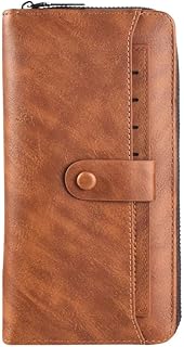 Mens Long Wallet Card & Card Wallet Leather Wallet for Men and Women Card Wallet Premium Leather Daily Use (Havan)