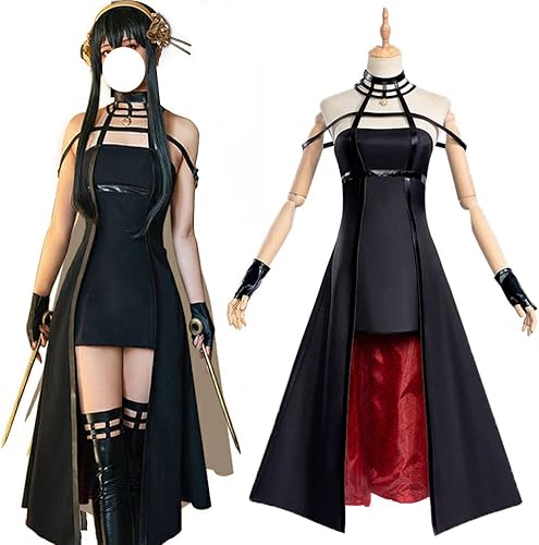 Miniatura 4 de Disfraz de cosplay, vestido de uniforme diario, conjunto completo con peluca para mujer