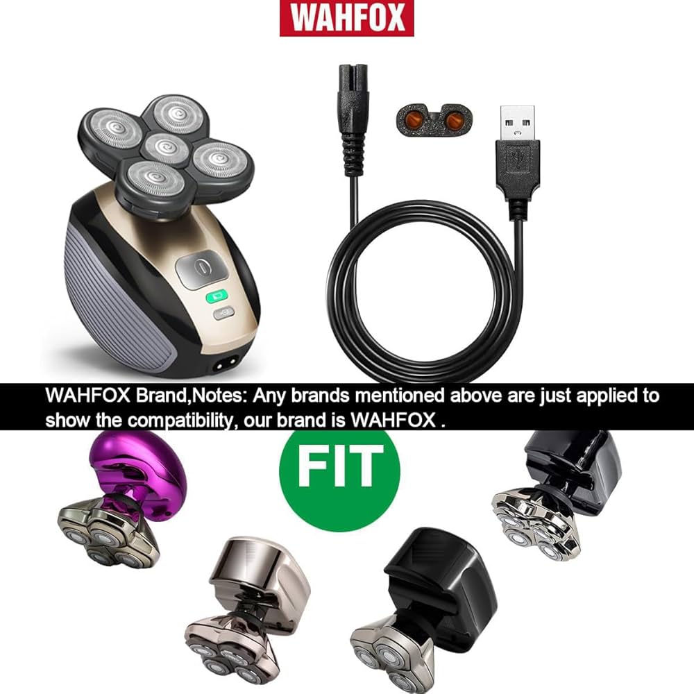 Amazon.com: WAHFOX Universal Head Shaver Charger Cord USB