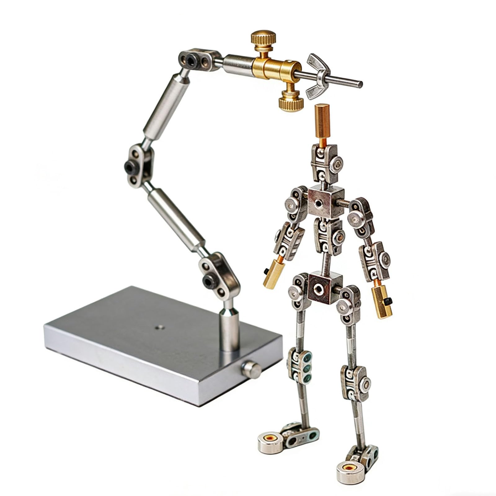 Zestaw szkieletu do animacji poklatkowej DIY, 12-20 cm, ze stali nierdzewnej, do tworzenia postaci do animacji poklatkowej i modeliny,14CM