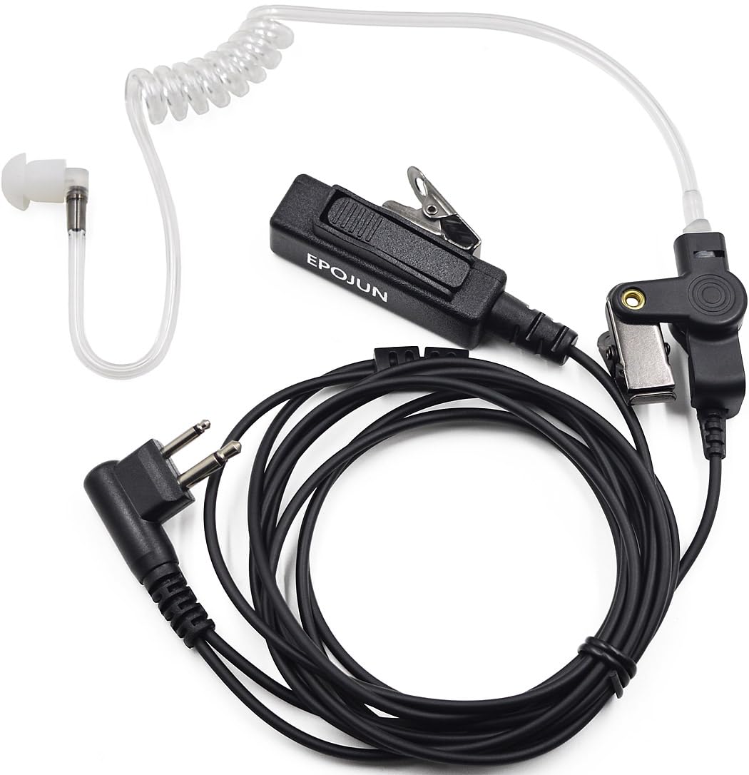 Zestaw słuchawkowy z rurką akustyczną kompatybilny z Motorola CP180 CP185 CP200 CP200D CP300 DP1400 EP450 DEP450 GP3688 dwukierunkowe radio krótkofalówka z mikrofonem PTT
