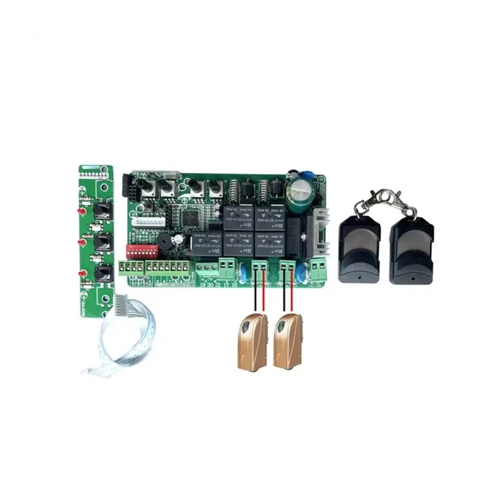 Silnik do Drzwi Przesuwnych Silnik 24VDC Otwieracz bramy skrzydłowej Płytka drukowana silnika Karta kontrolera Płyta główna (pilot zdalnego sterowania opcjonalnie)(4 remote control kit)