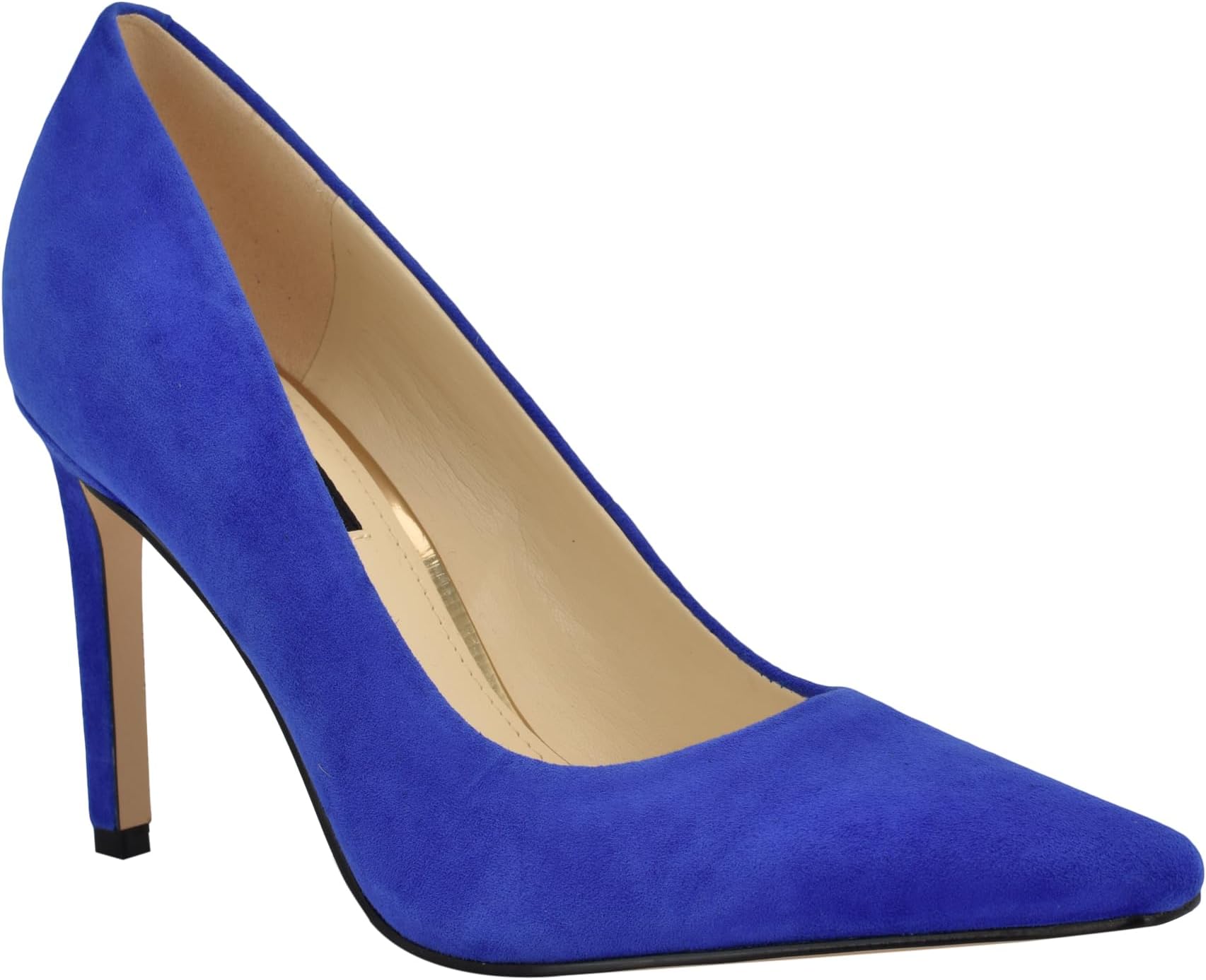 blue nike high heels