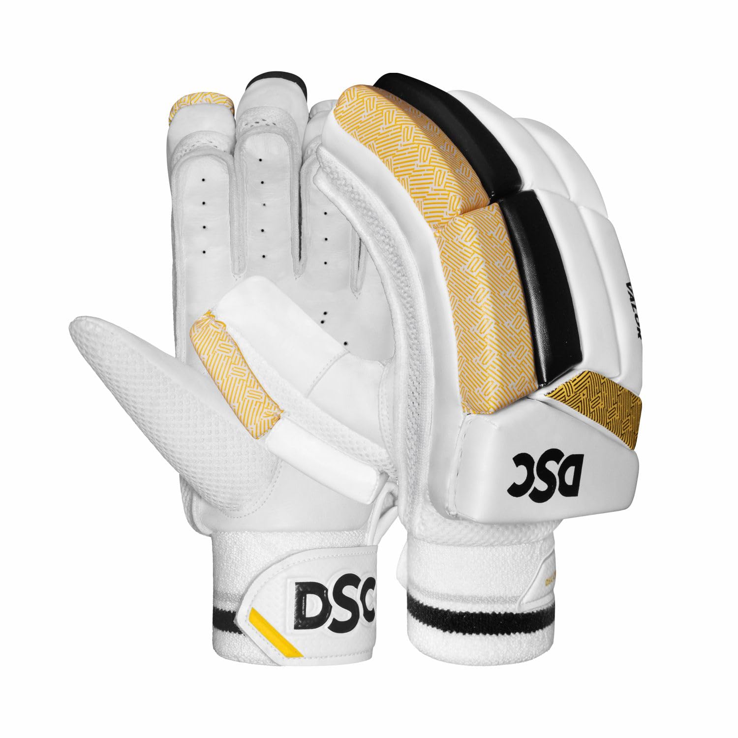 DSC Intense Valor Leather Cricket Batting Gloves, Mens Right (White Turquoise)-image-29