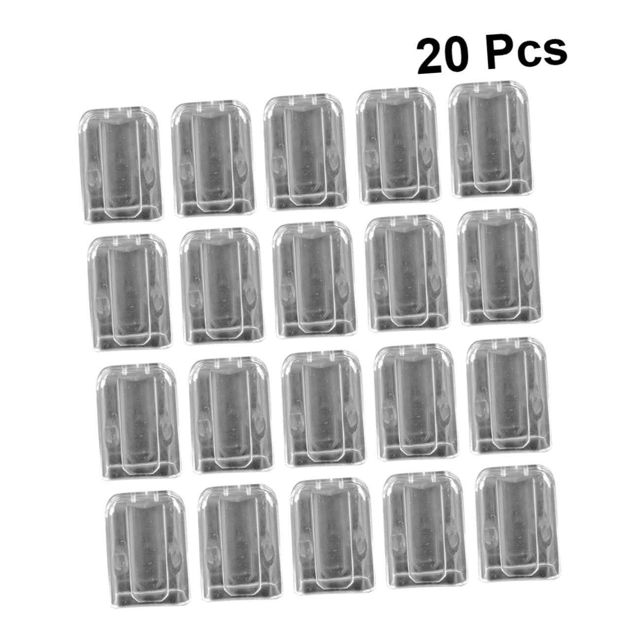 IWOWHERO 20Pcs Travel Brush Cover Electric Toothbrush Protective Lid for Dust Storage for Daily Use Business Trips Outdoor Activities