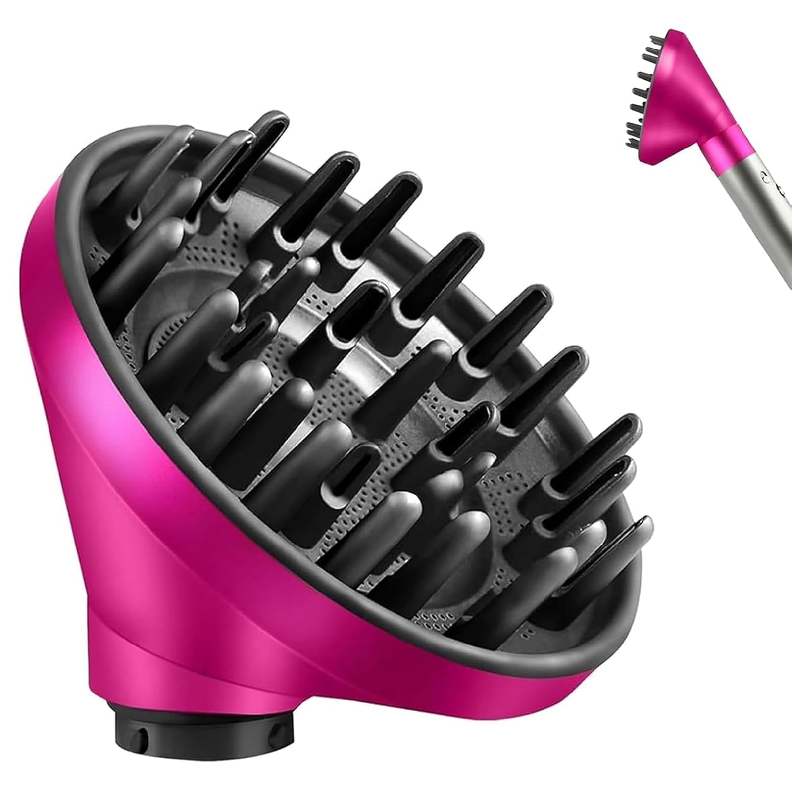 Upgraded Large Diffuser Attachment for Dyson Airwrap Styler - Converts to Hair Dryer, Faster and Define Curls, Heat Resistant Nylon Fiber Nozzle