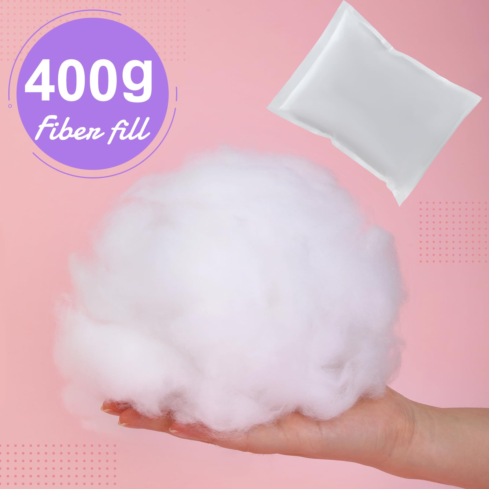 luokefe 400g Polyester Cushion Stuffing - Image 2