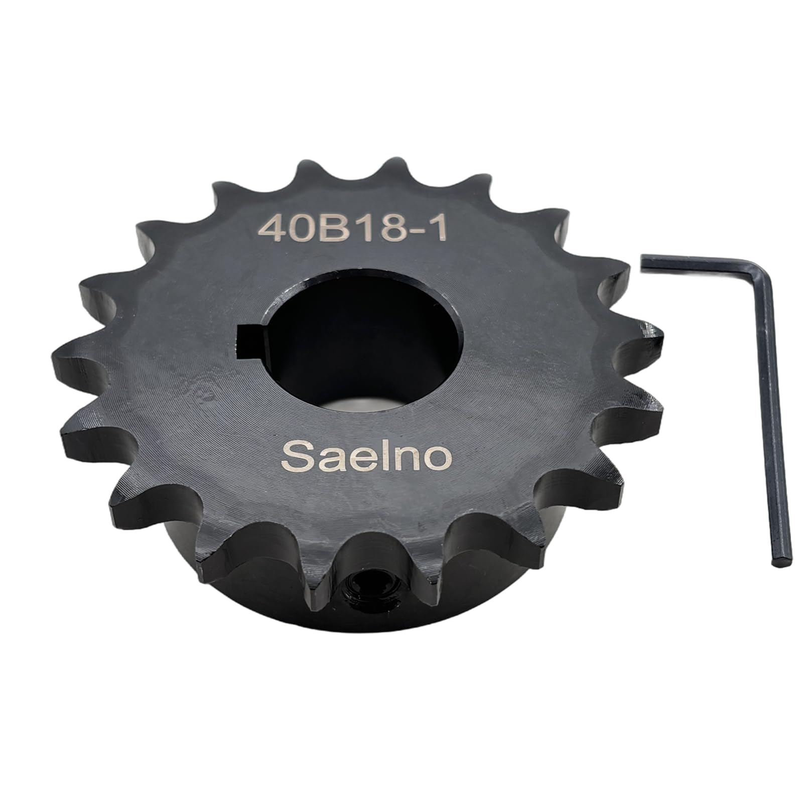 # 40 Pignone per catena a rulli tipo B 1 "foro 18 denti, pignoni in acciaio antiruggine indurito 1045 40B18-1