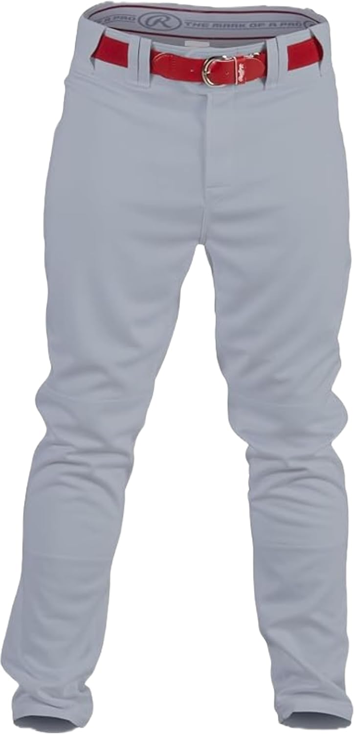 Rawlings PRO 150 Series Baseball Pant | Full Length Semi-Relaxed Fit | Adult Sizes | Piped Color Options - Image 2