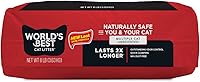 Vista 8 de WORLD'S BEST CAT LITTER Múltiples gatos sin perfume, 8 libras, ingredientes naturales, aglutinación rápida, desechable, 99% libre de polvo