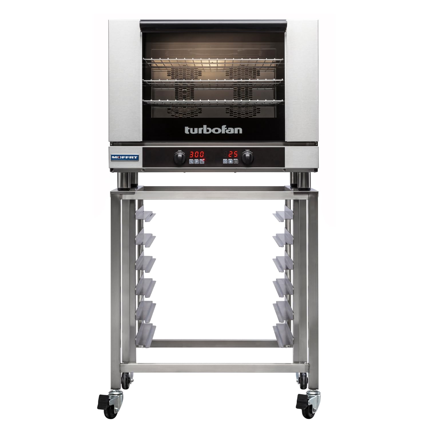 Moffat Oven w/ Stand | Digital | 208V / Full Size / Stainless Steel Commercial Ovens