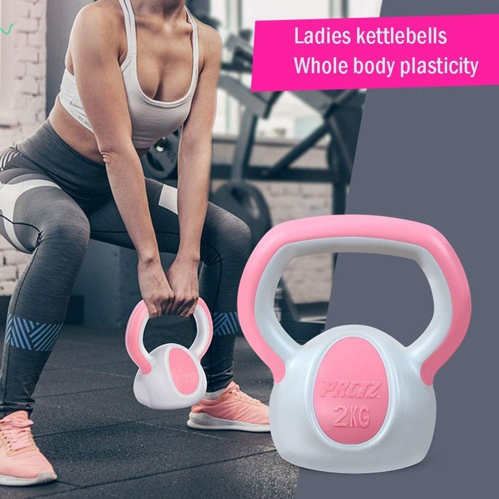 Kettlebells AGYH Fitness Pesas Rusas Dumbbells para Mujer, Equipo De Entrenamiento Cruzado De Yoga Pilates Swing Squat Cross, 2 Kg / 4 Kg / 6 Kg (Size : 2kg/4.4lb)
