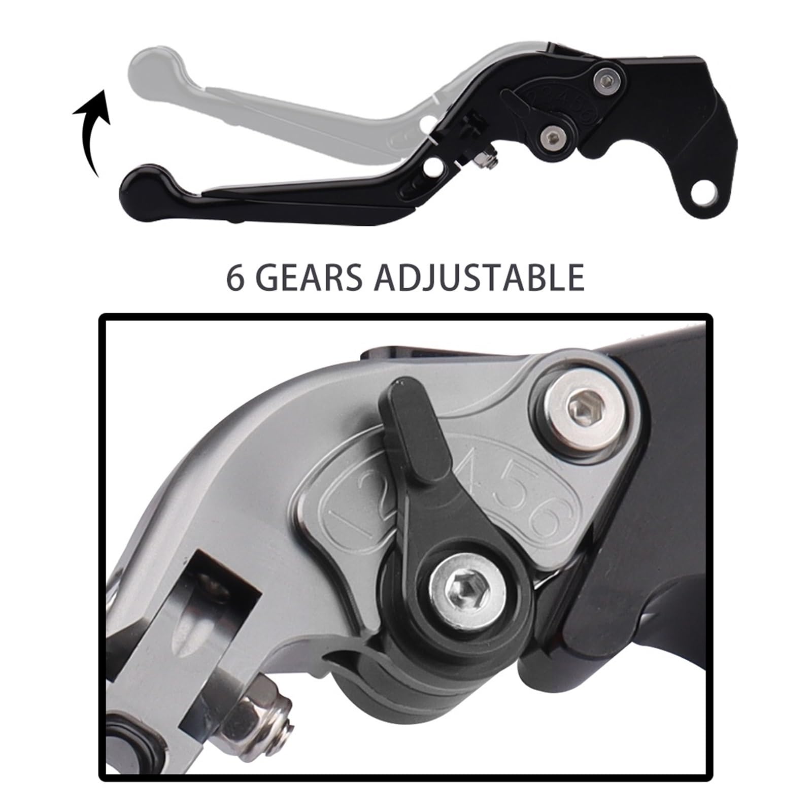 Fit For Yamaha R25 YZF-R25 2015-2024 Palanca Embrague Freno Ajustable For Motocicleta Empuñaduras Mano Extensibles Plegables(W -1)