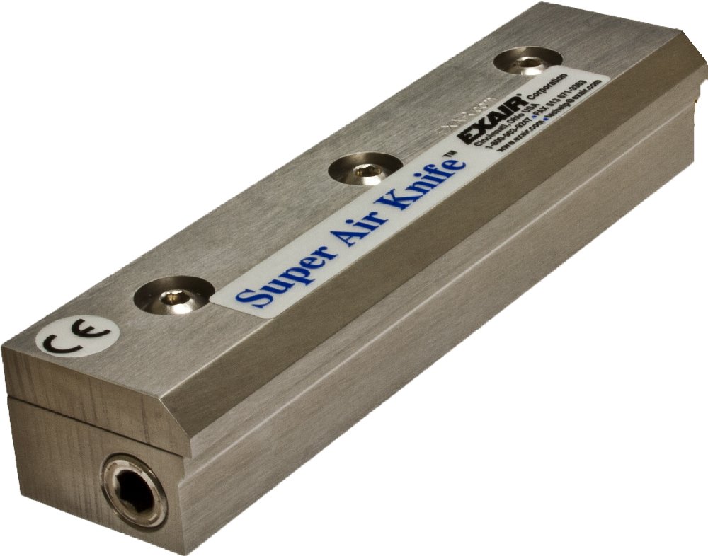 EXAIR 110003SS Stainless Super Air Knife, 2.9 SCFM per Inch Maximum