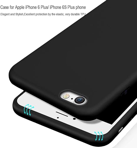 Miniatura 2 de iPhone 6S Plus Funda iPhone 6 Plus (5,5 pulgadas) Funda, TPU Protector de Parachoques Carcasa Carcasa con Ultra Slim & Rugged Fit Shock Bumper