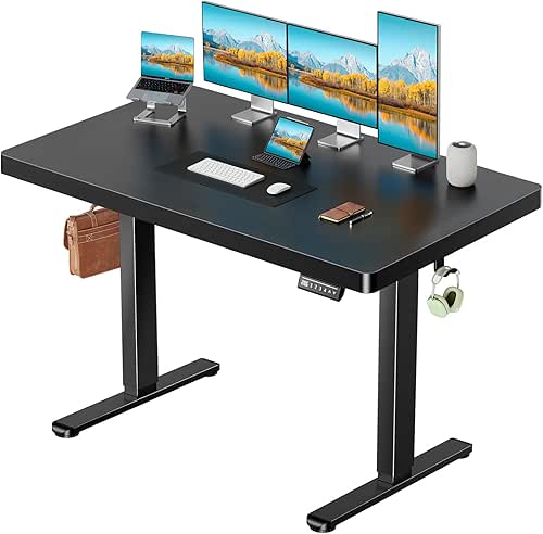 Marsail 63 x 30 Electric Standing Desk with One-Piece Desktop,