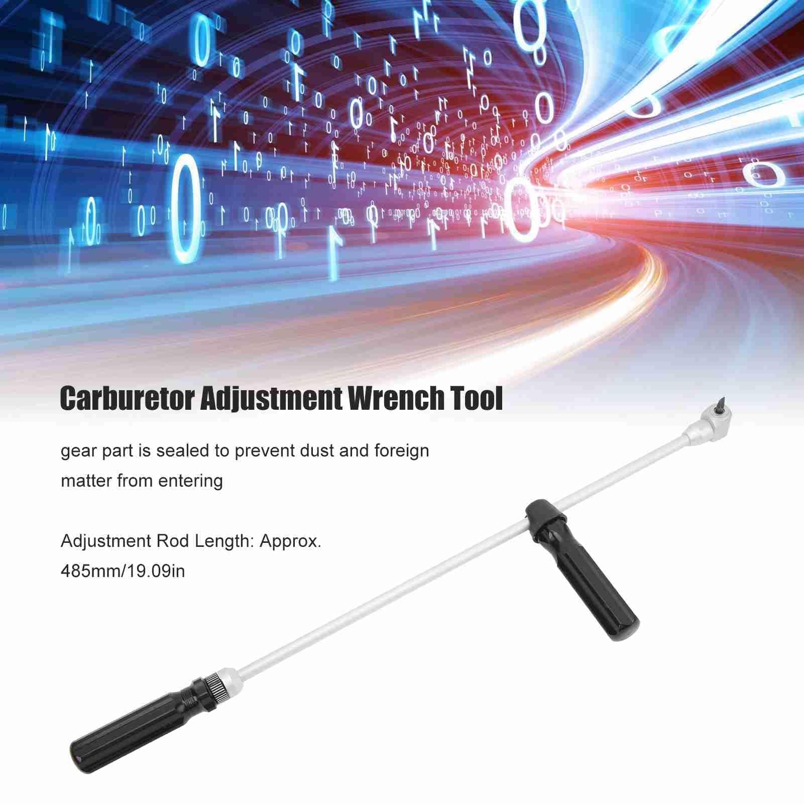 Herramienta de Llave de Ajuste del Carburador, 10 Piezas Destornillador Biselado de 90 Grados Ángulo Motor Carb Tune Up Herramienta de Ajuste Kit de Herramientas de Carburador