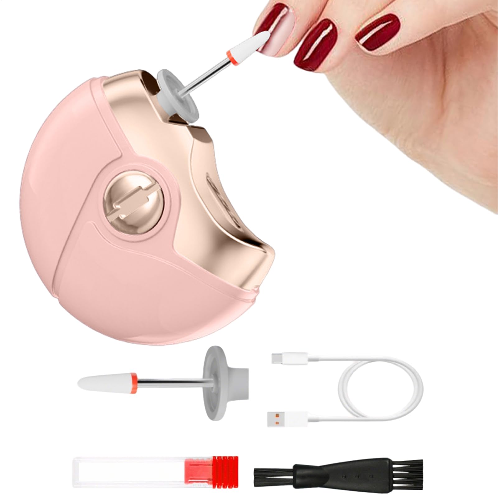 Tagliaunghie Elettrico Tagliaunghie Per Piedi Portatile Silenzioso | Smerigliatrice Tagliatore Ricaricabile Manicure E Lucidatura Per Donne Uomini Bambini Anziani