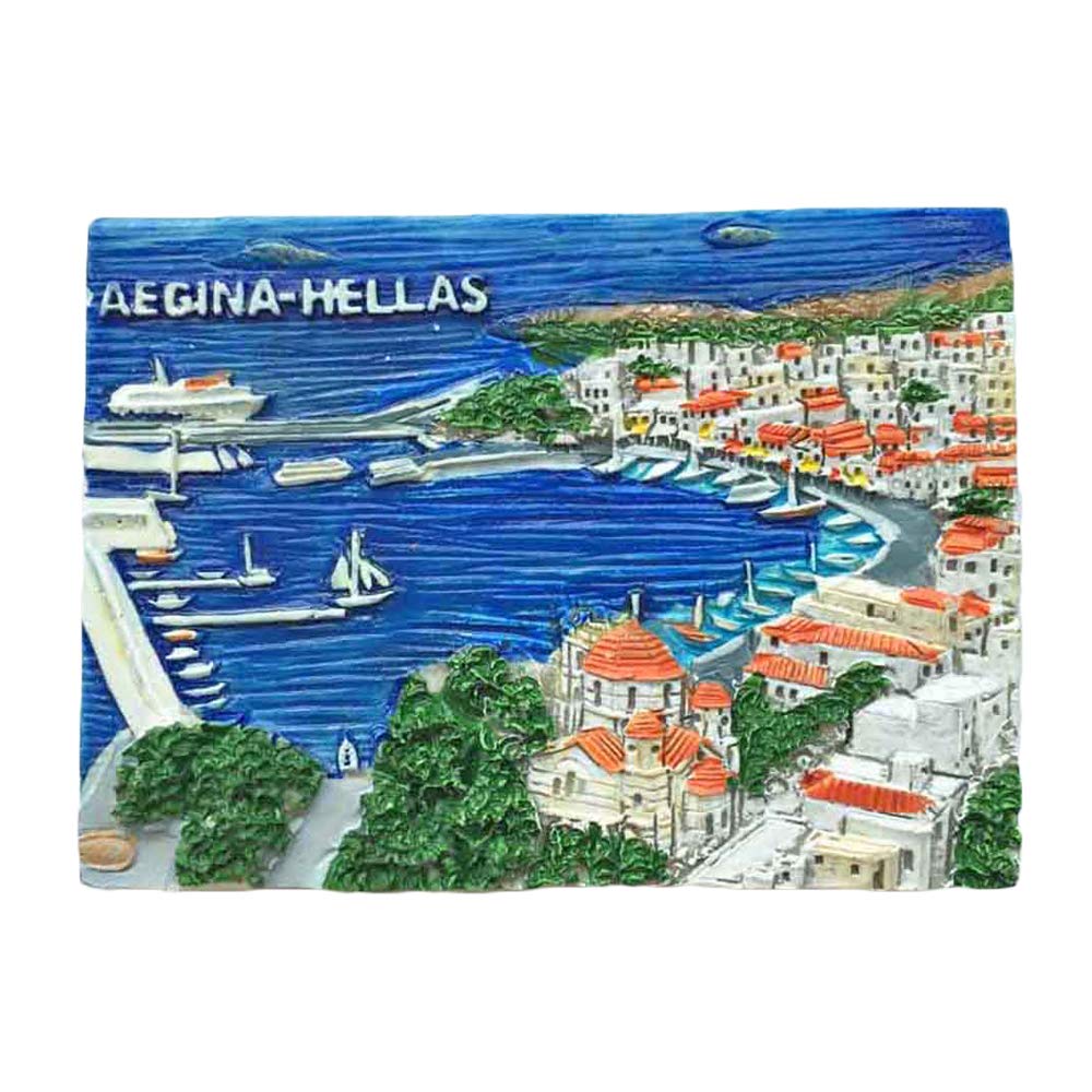 Wedarego Aegina Greece 3D Refrigerator Magnet Tourist Souvenirs Stickers,Home & Kitchen Decoration Greece Fridge Magnet From China