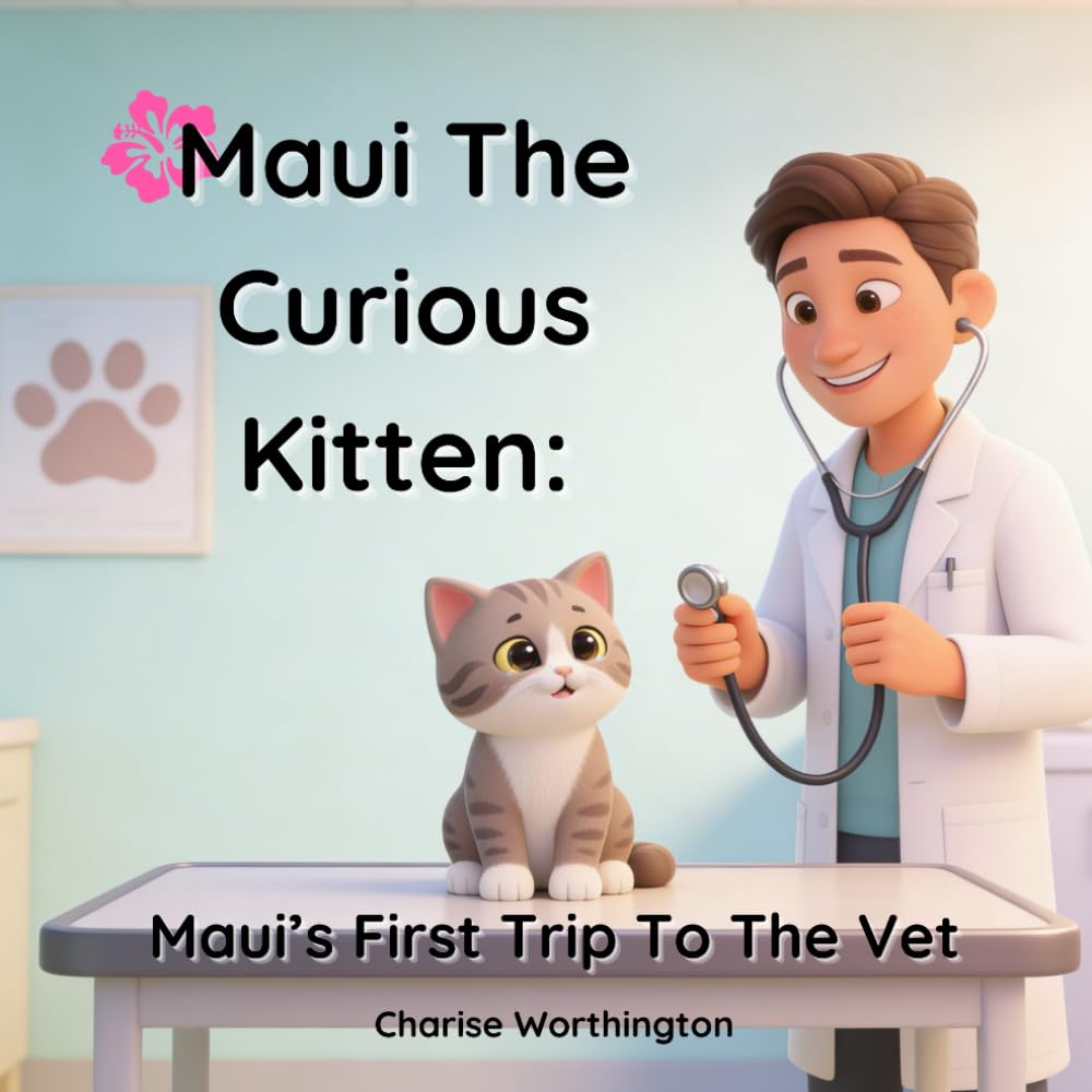 Maui The Curious Kitten: Maui's First Trip To The Vet (Maui Adventures)