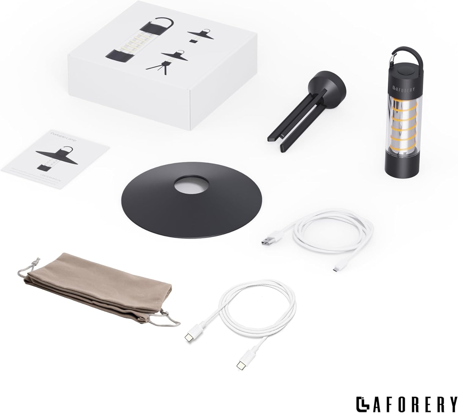 Kids-Friendly Camping Lantern – Portable 2000mAh Rechargeable LED Light with 3 Adjustable Brightness Levels, Durable & IP54 Waterproof, Multi-Functional Lamp for Indoor & Outdoor Use