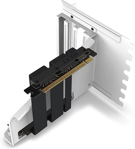 Miniatura 3 de NZXT Kit de montaje vertical de GPU - AB-RH175-W1-6.890in PCIe 4.0x16 - Soporte para GPU - Soporte de acero resistente - Blanco