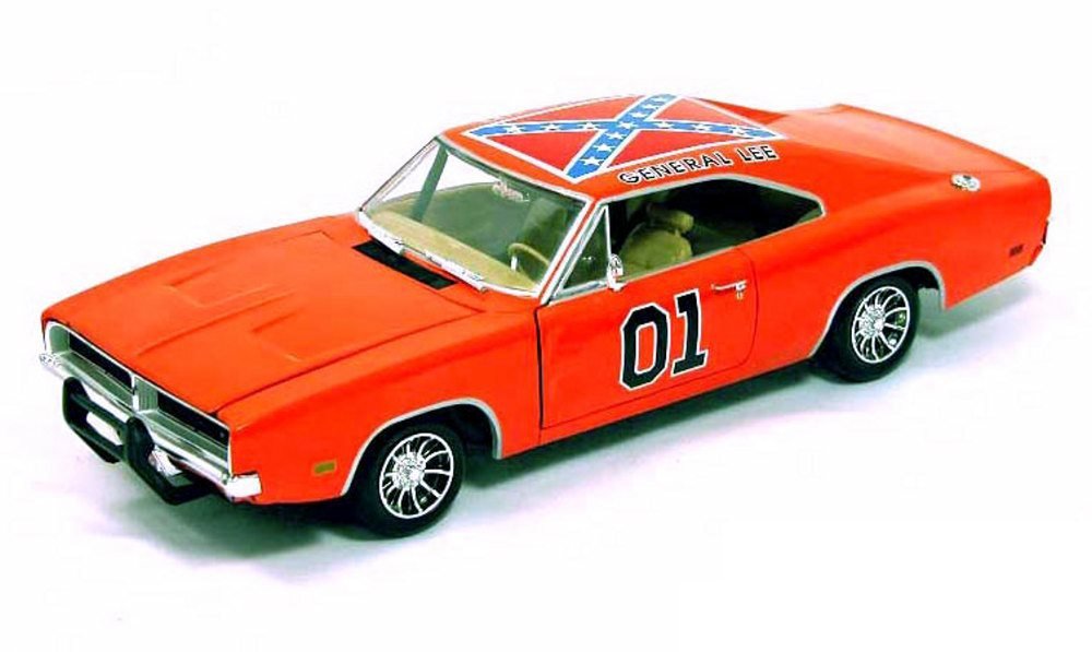 ジョニーライトニング　Dukes of Hazzard 1969 チャージャー The General Lee from The Dukes of Hazzard Release 1/18 Scale