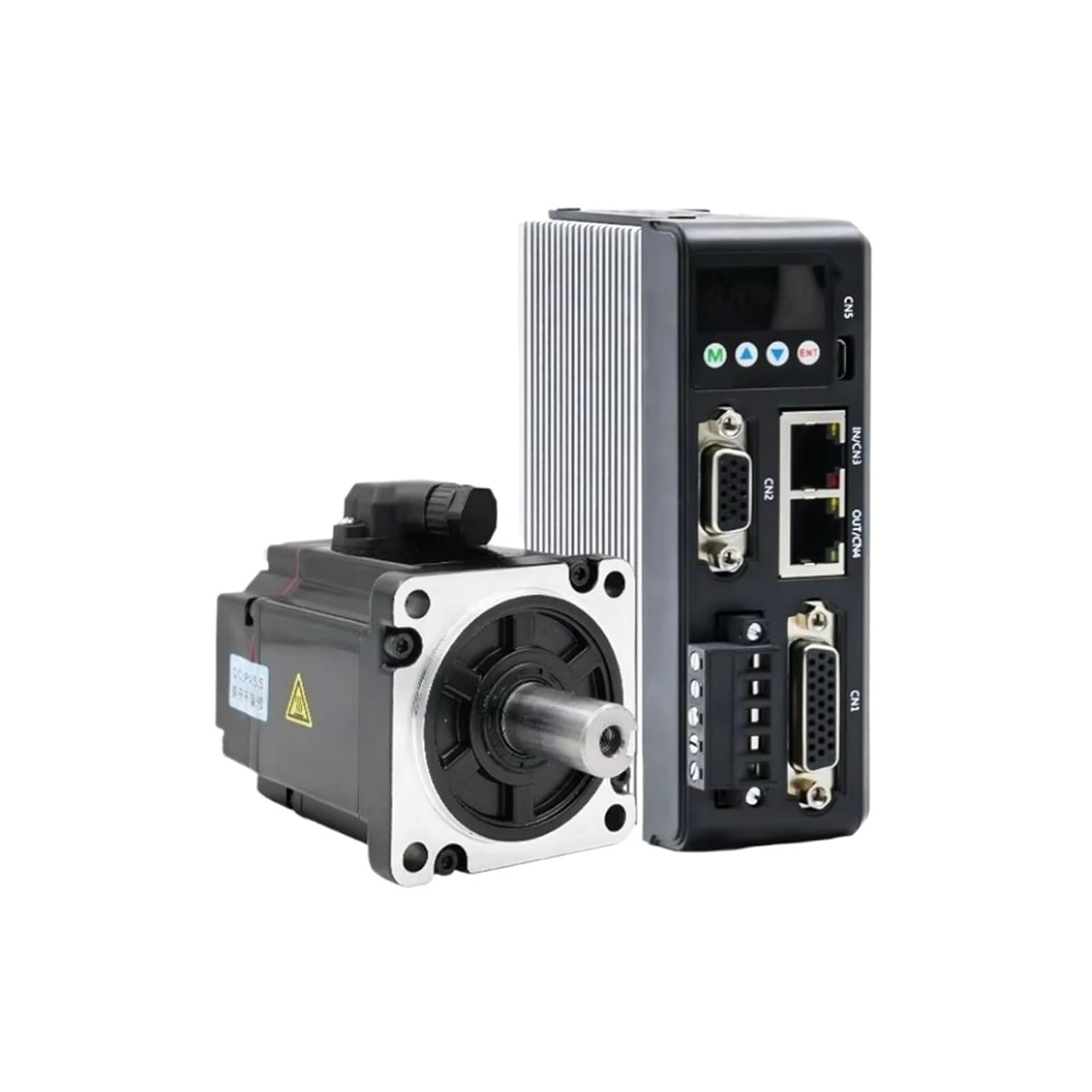 200W 36V AC Servo Motor Kits 60ASM200 & MCAC610 0.64N.m 3000rpm(with Brake,1024C (1024PPR))