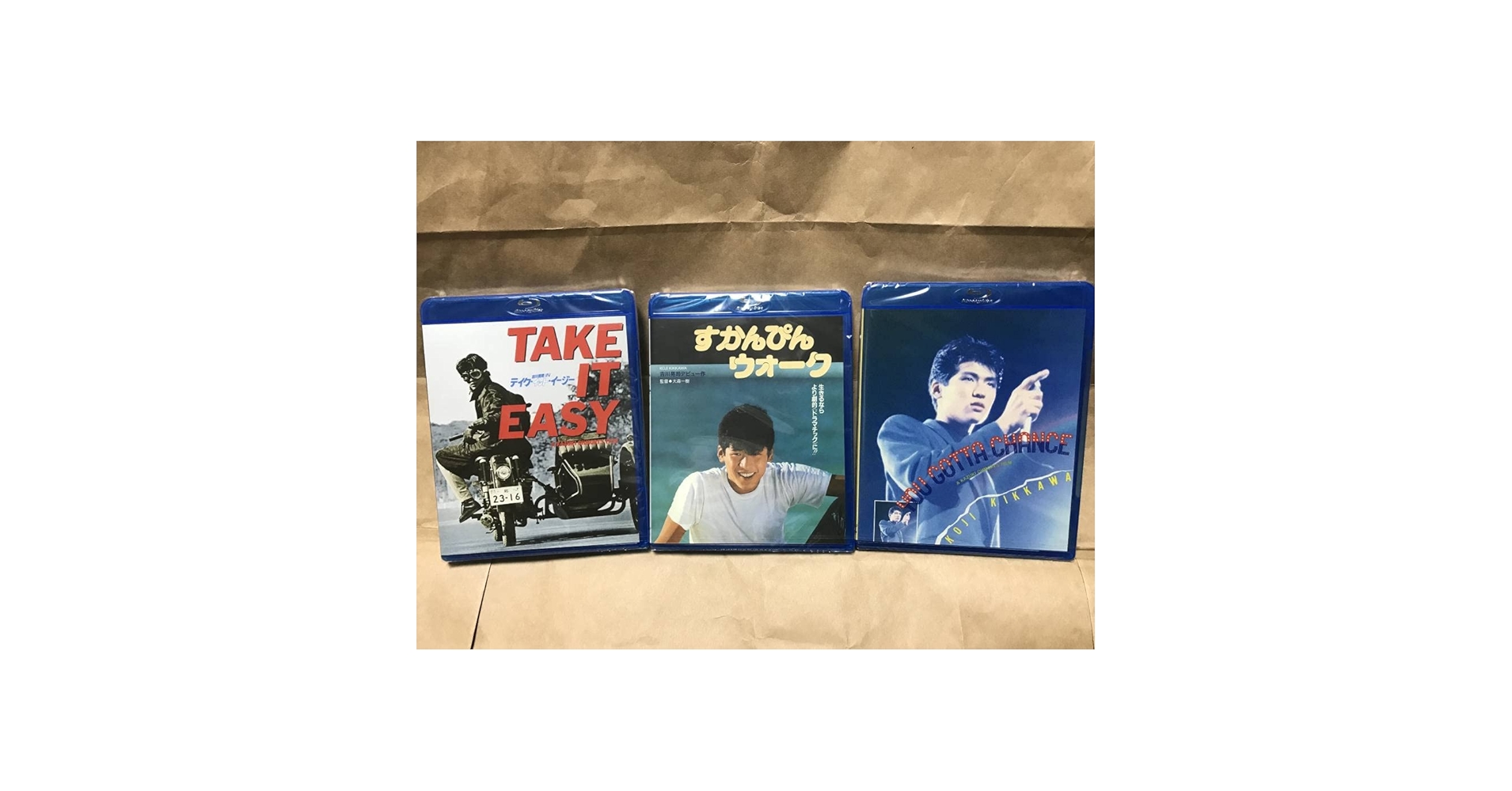 Amazon.co.jp: 未開封 吉川晃司 劇場公開三部作 blu-ray 3本