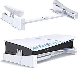 OIVO Soporte PS5 Slim Horizontal para Consola Playstation 5 Slim, PS5 Slim Soporte Horizontal, Soporte PS5 Slim Acostado, Soporte Horizontal PS5 Slim con Tornillo, Accesorios PS5 Slim