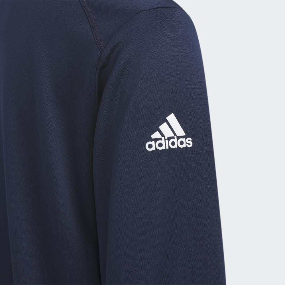 adidas Sweter chłopięcy wrzosowy z zamkiem