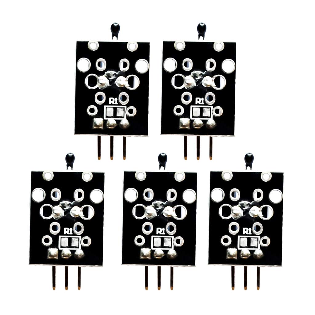 FLAWISH KY-013 Analog Temperature Sensor Module 5V RGB LED Burnout Prevention (Pack of 5PCS)