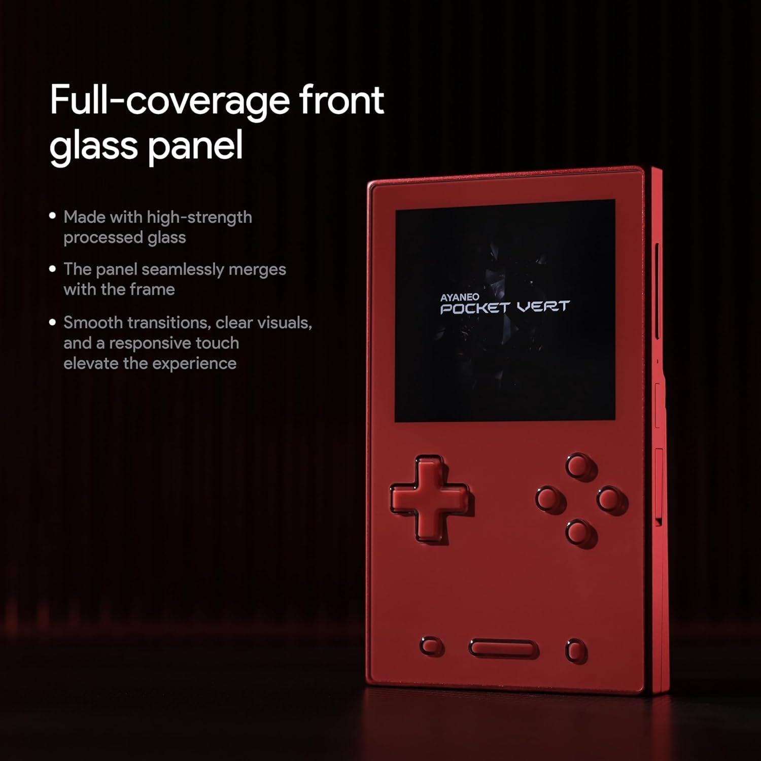 AYANEO Pocket VERT Console di gioco portatile (nero, 12 GB di RAM+256 GB SSD) | Snapdragon 8+ Gen 1, 3.5 pollici 1440x1600 LCD, CNC Corpo in metallo, 6000mAh batteria, Android 14