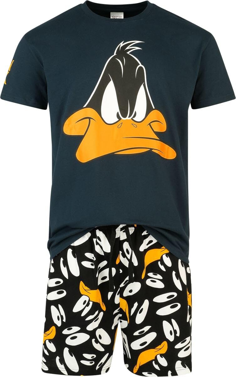 LOONEY TUNES Insane Duffy Duck Homme Pyjama Multicolore Regular/Coupe Standard Regular