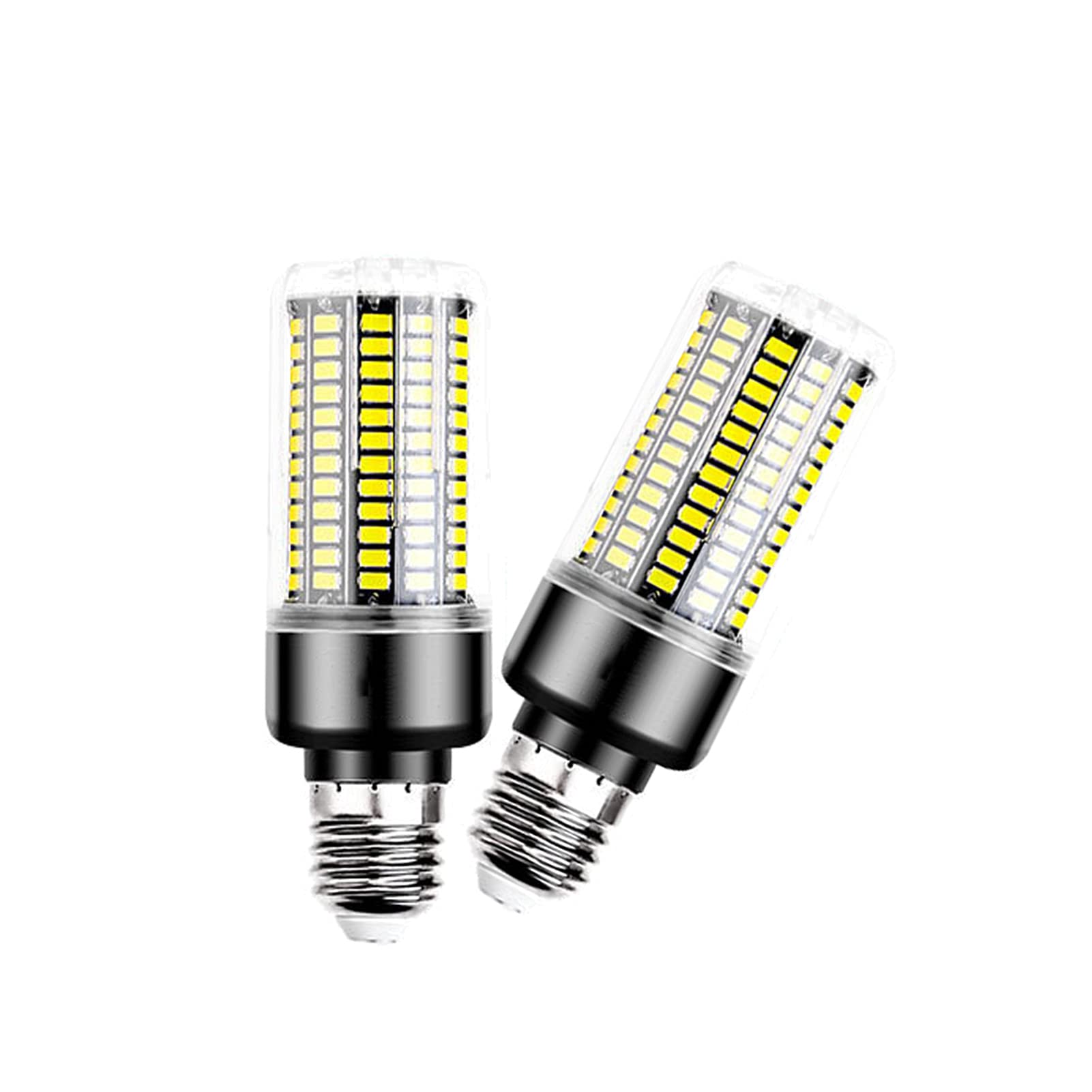 Bombilla LED E27 15 W, equivalente a lámpara halógena 150 W E27 Bombilla LED maíz no regulable, bombilla LED bajo consumo sin parpadeo, 360 grados; Ángulo haz, paquete 2