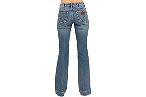 Retro High Rise Trouser Green Bailey 37 Inseam Jeans for Women Tall