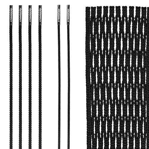 StringKing Women’s Type W Lacrosse Mesh Kit (Black)