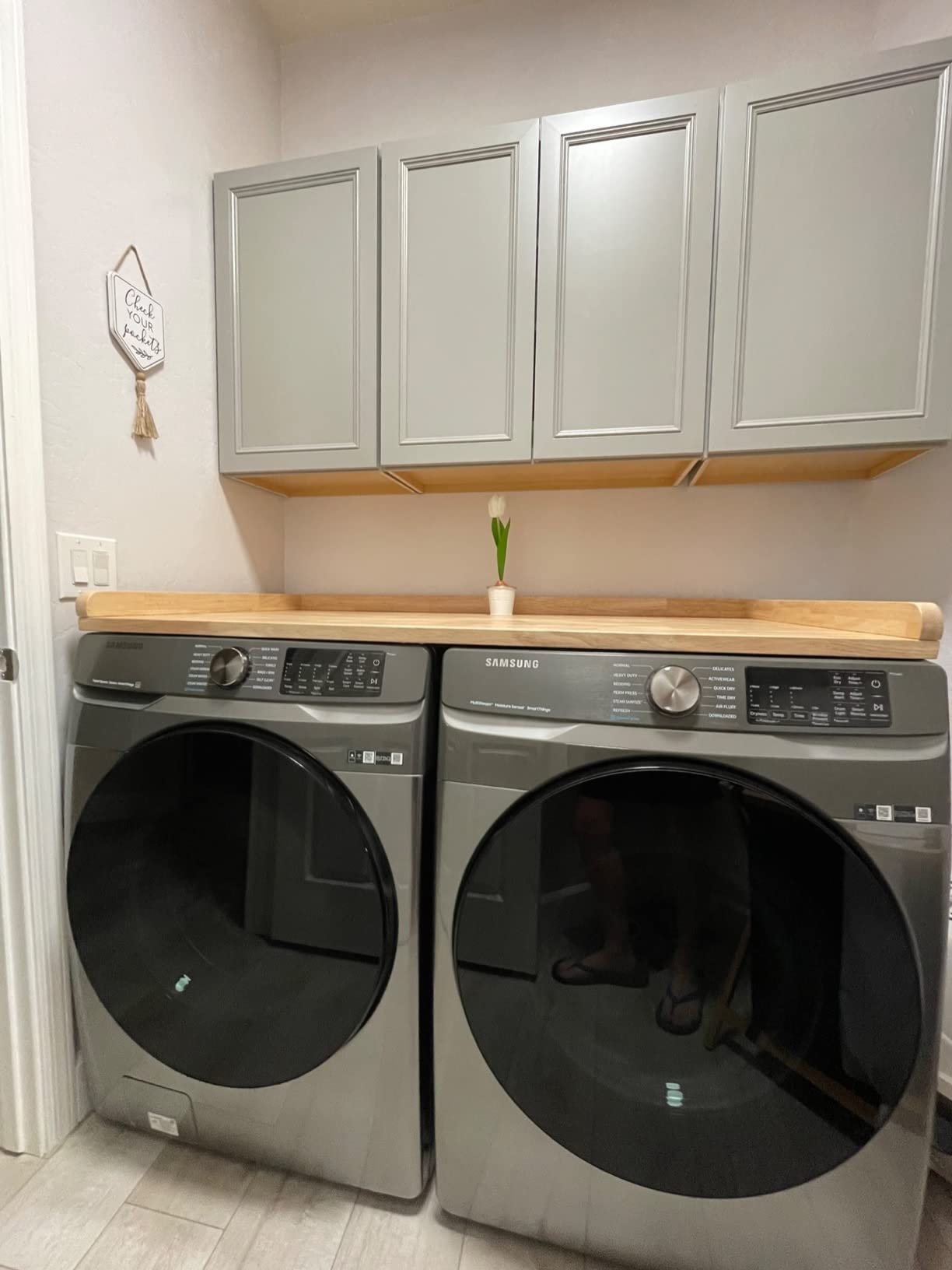 28/mo Finance BenchPro Washer Dryer Countertop Real Wood Butcher