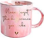 Thank You Cadeaux pour les femmes - Idées de cadeaux amusantes pour les amis, Collaborateurs, Patron, Employé, Maman - Inspirante, réfléchie, anniversaire, amitié, remise de diplômes - 12oz Coupe-café en céramique