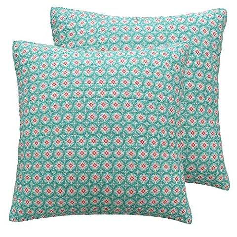 Levtex Home - Jules - Pikowany zestaw dwóch par (66 x 66 cm) - medalion - bawełna